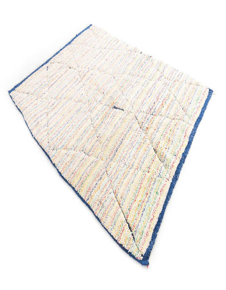 Detail image of  5' 7 x 7' 7  Hand Knotted Moroccan Wool Rug