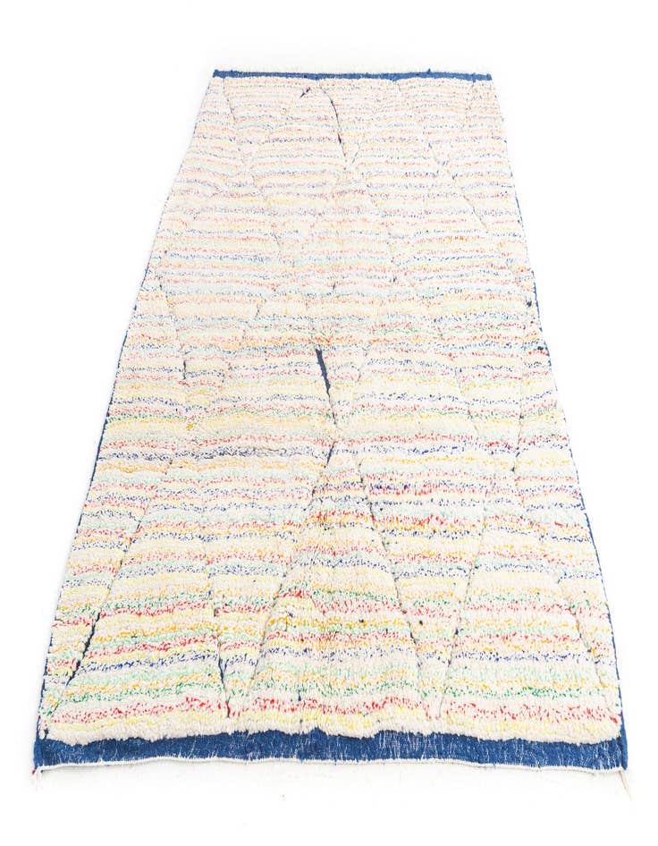 Detail image of  5' 7 x 7' 7  Hand Knotted Moroccan Wool Rug