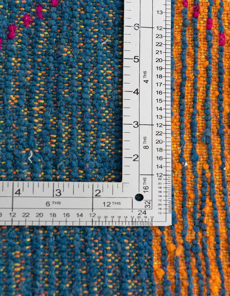 Detail image of  6' 6 x 9' 6  Hand Knotted Moroccan Wool Rug