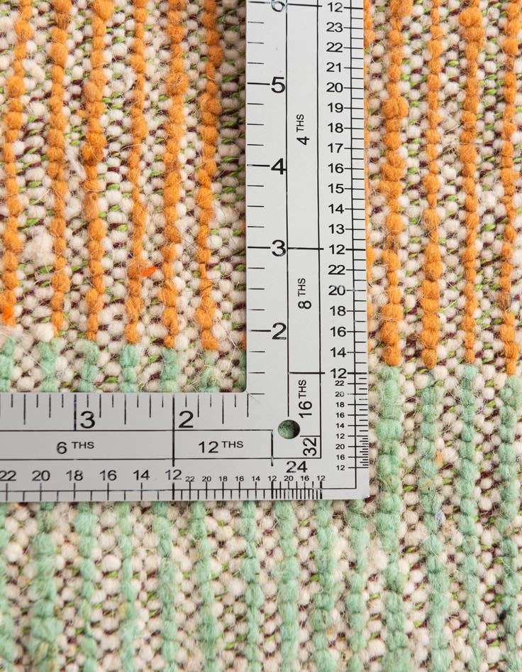 Detail image of  6' 6 x 9' 6  Hand Knotted Moroccan Wool Rug