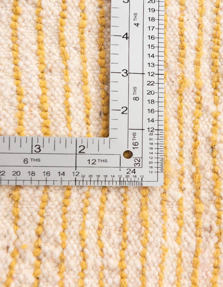 Detail image of  4' 9 x 8'  Hand Knotted Moroccan Wool Rug