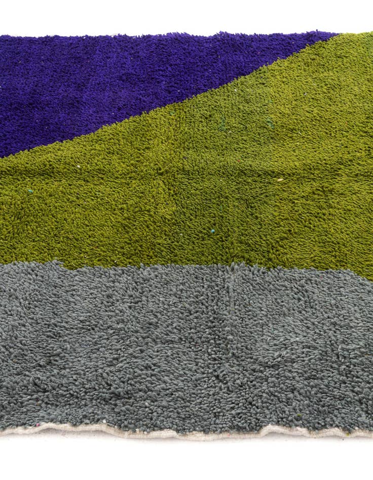 Detail image of  5' 2 x 7' 2  Hand Knotted Moroccan Wool Rug