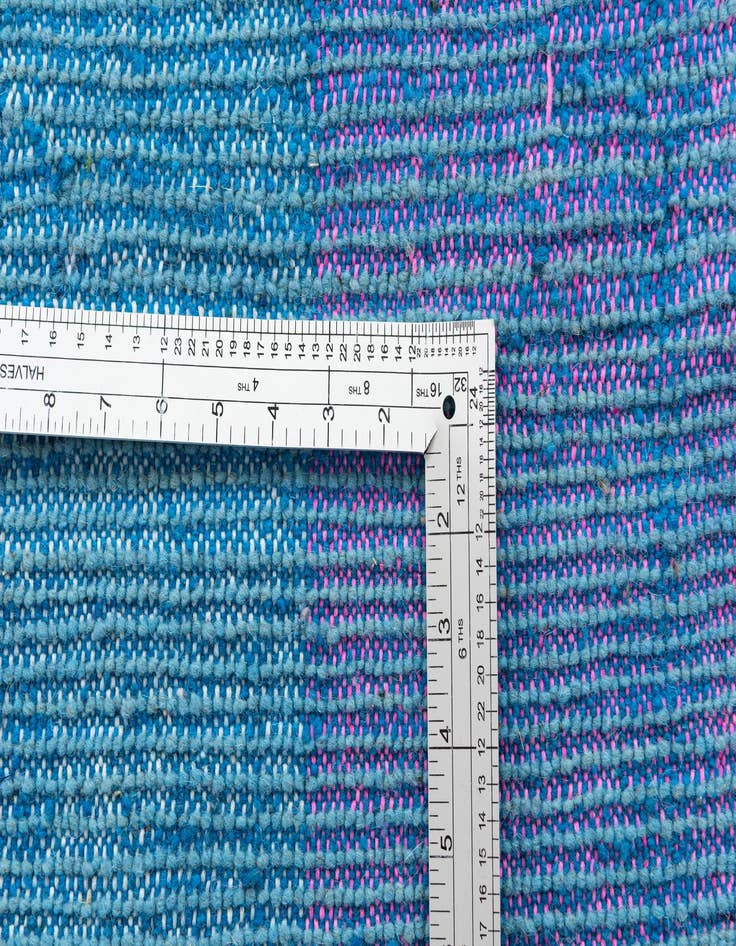 Detail image of  6' 10 x 9' 10  Hand Knotted Moroccan Wool Rug