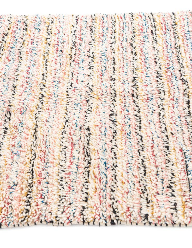Detail image of  3' 10 x 5' 3  Hand Knotted Moroccan Wool Rug