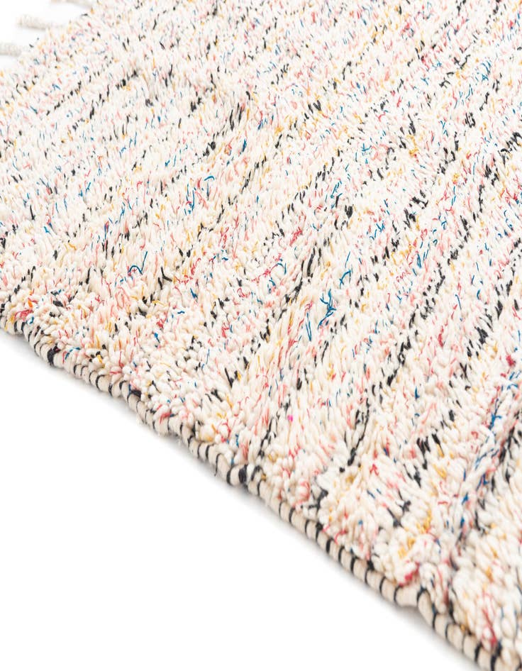 Detail image of  3' 10 x 5' 3  Hand Knotted Moroccan Wool Rug