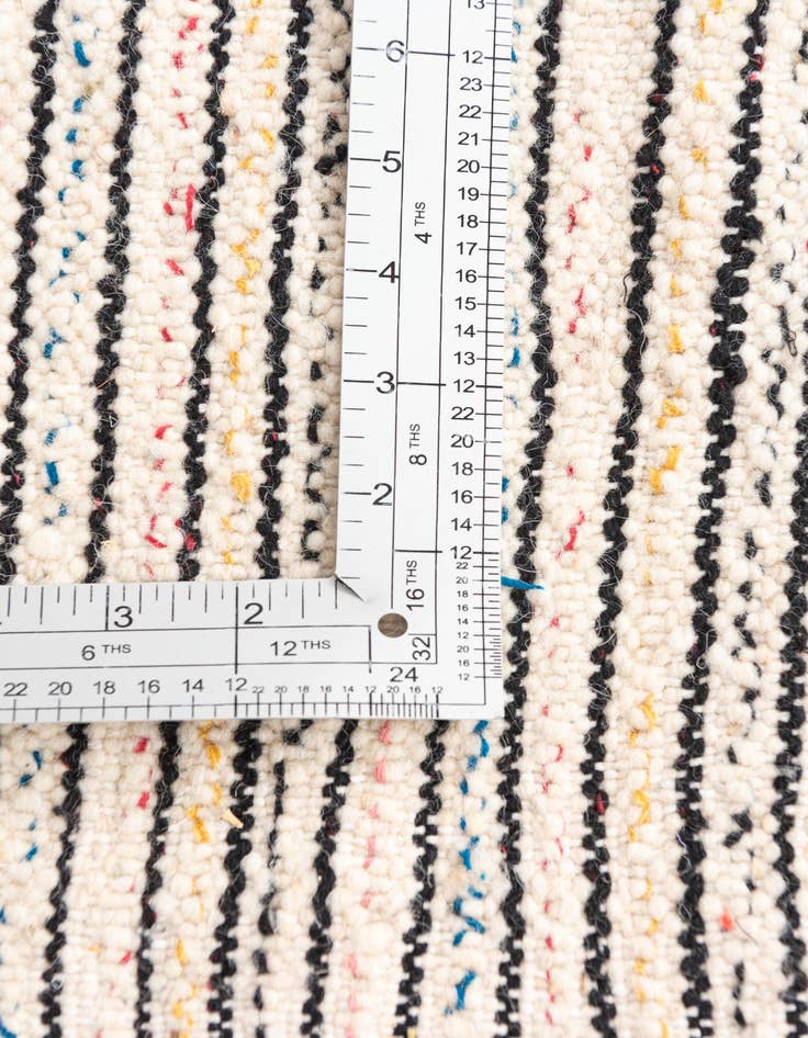 Detail image of  3' 10 x 5' 3  Hand Knotted Moroccan Wool Rug