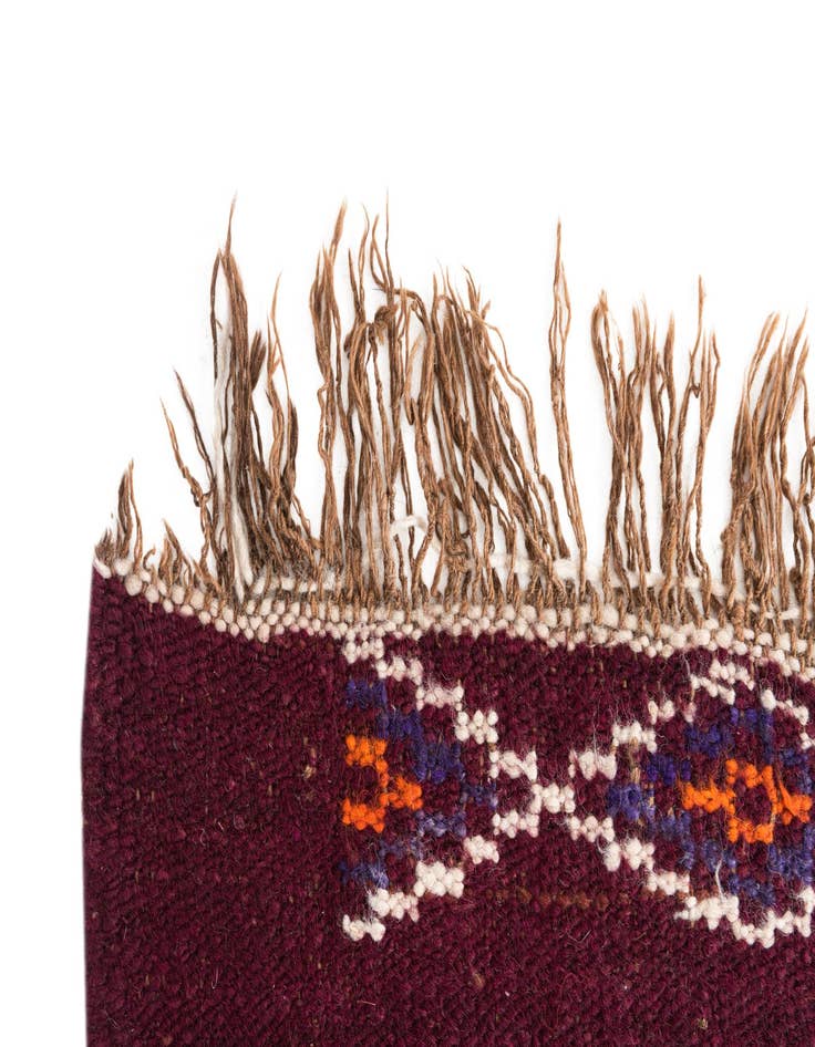 Detail image of  5' x 9'  Hand Knotted Moroccan Wool Rug