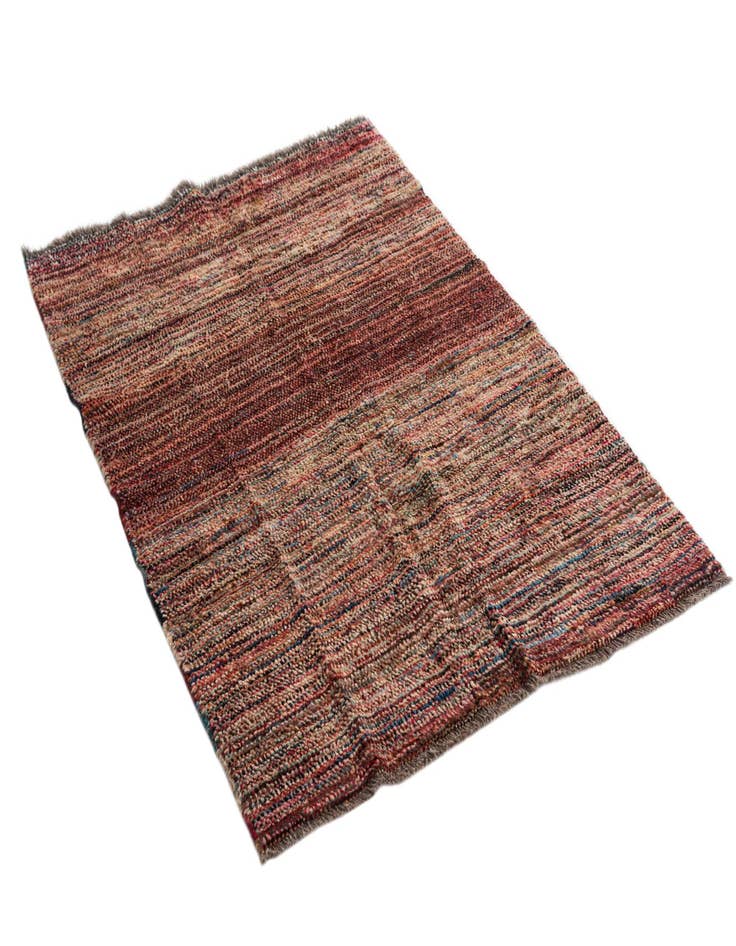 Detail image of  3' 1 x 4'  Hand Knotted Moroccan Wool Rug