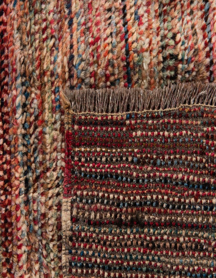 Detail image of  3' 1 x 4'  Hand Knotted Moroccan Wool Rug