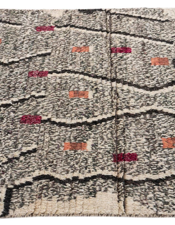 Detail image of  4' x 6' 9  Hand Knotted Moroccan Wool Rug