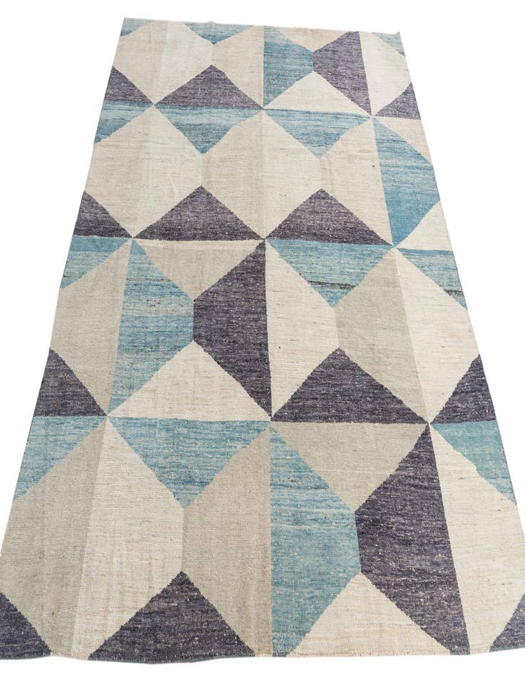 Detail image of  7' 9 x 10' 4  Hand Knotted Moroccan Wool Rug