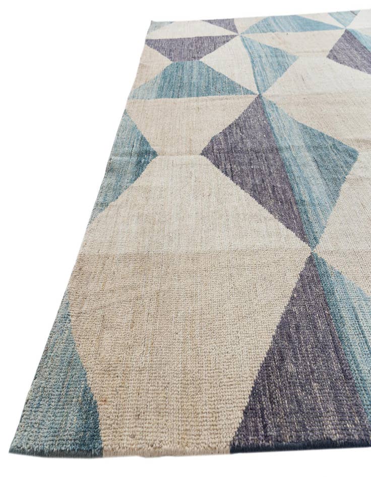 Detail image of  7' 9 x 10' 4  Hand Knotted Moroccan Wool Rug