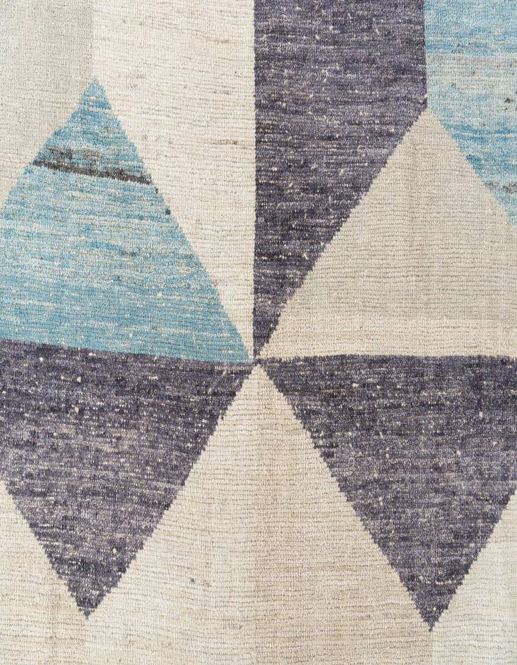 Detail image of  7' 9 x 10' 4  Hand Knotted Moroccan Wool Rug