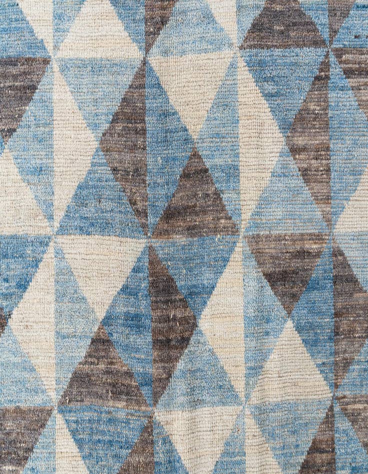 Detail image of  8' 9 x 11' 10  Hand Knotted Moroccan Wool Rug