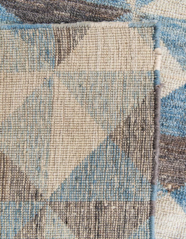Detail image of  8' 9 x 11' 10  Hand Knotted Moroccan Wool Rug