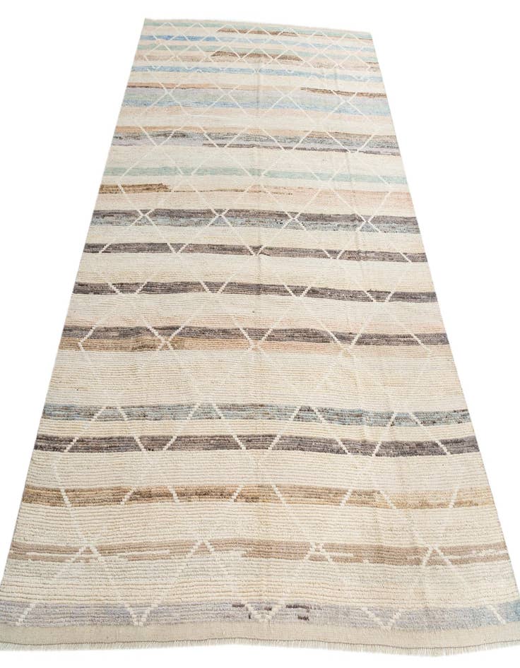 Detail image of  9' x 12' 7  Hand Knotted Moroccan Wool Rug