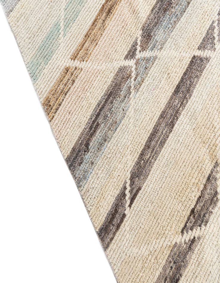 Detail image of  9' x 12' 7  Hand Knotted Moroccan Wool Rug