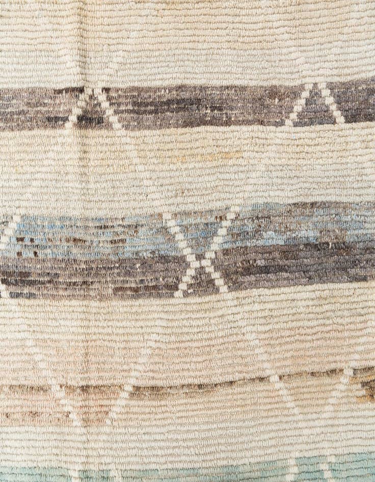 Detail image of  9' x 12' 7  Hand Knotted Moroccan Wool Rug