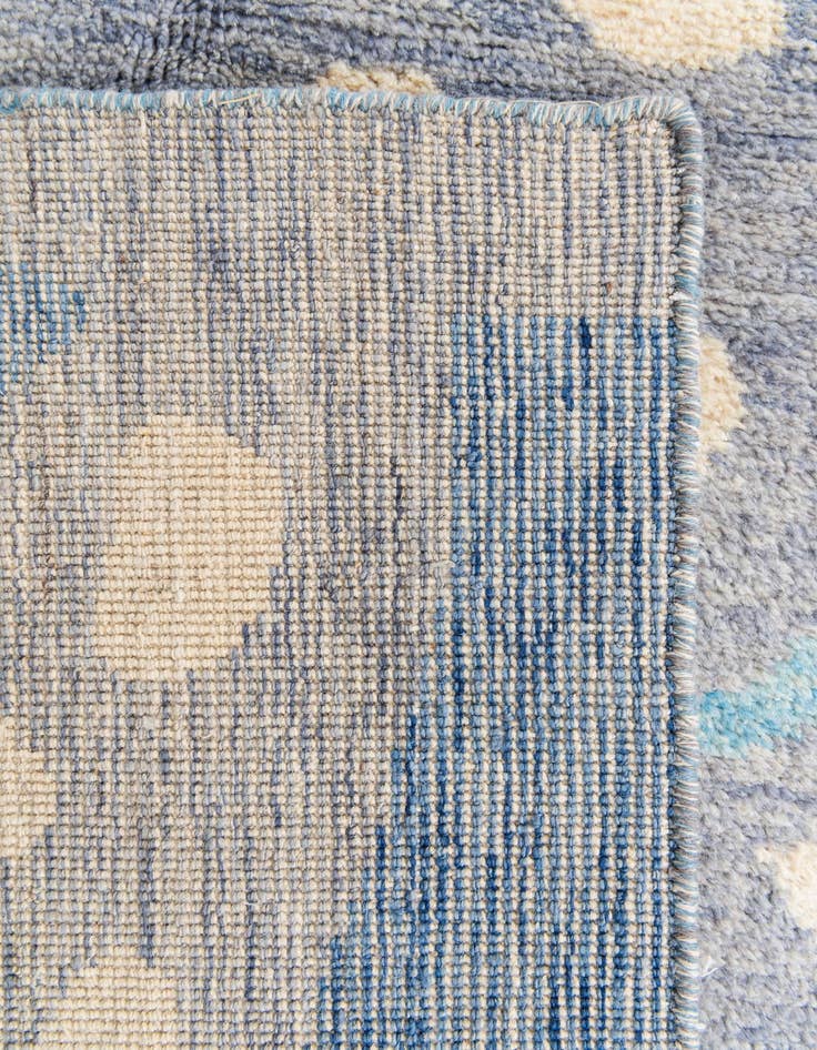 Detail image of  5' 6 x 8'  Hand Knotted Moroccan Wool Rug