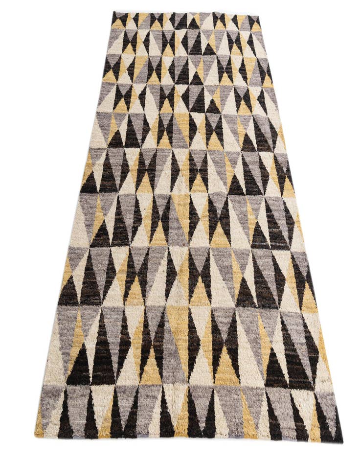 Detail image of  5' x 7' 8  Hand Knotted Moroccan Wool Rug