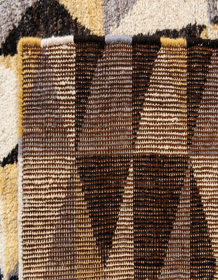 Detail image of  5' x 7' 8  Hand Knotted Moroccan Wool Rug