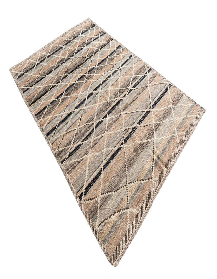 Detail image of  6' x 9' 3  Hand Knotted Moroccan Wool Rug