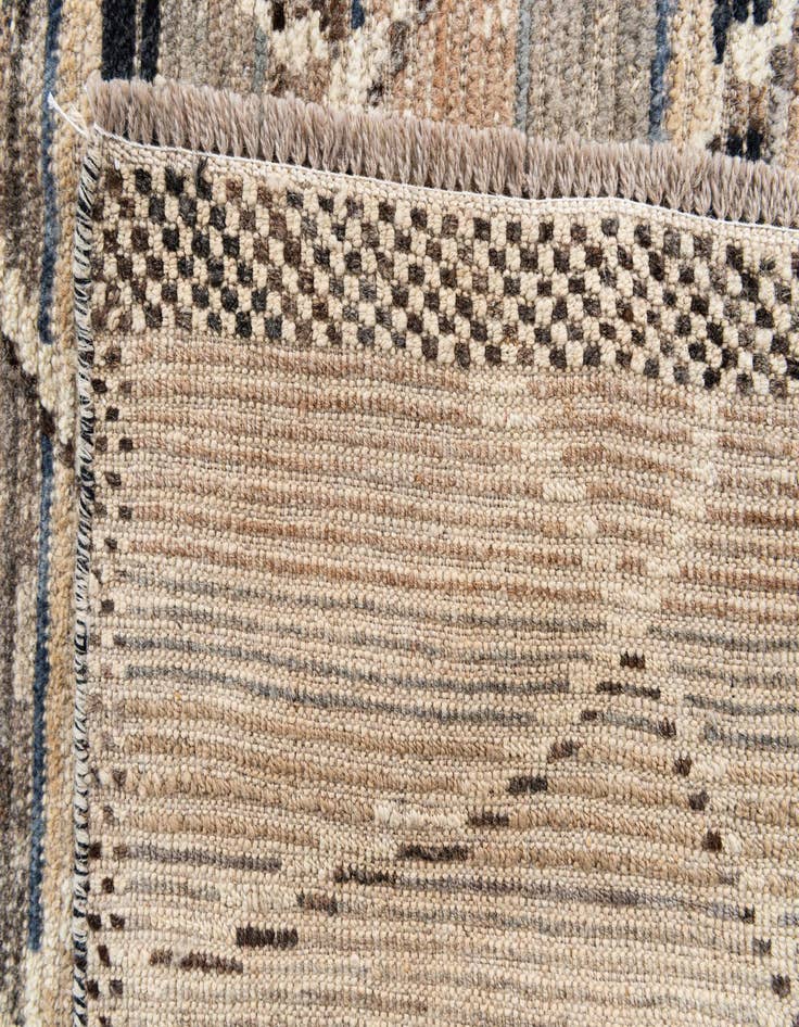 Detail image of  6' x 9' 3  Hand Knotted Moroccan Wool Rug