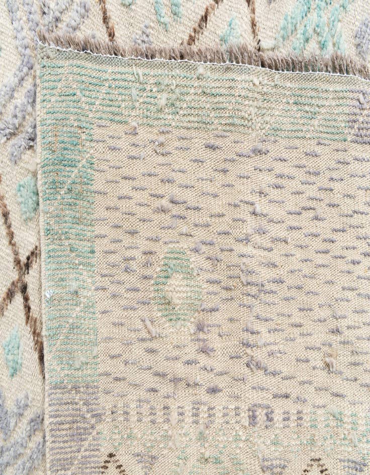 Detail image of  7' 5 x 10' 2  Hand Knotted Moroccan Wool Rug
