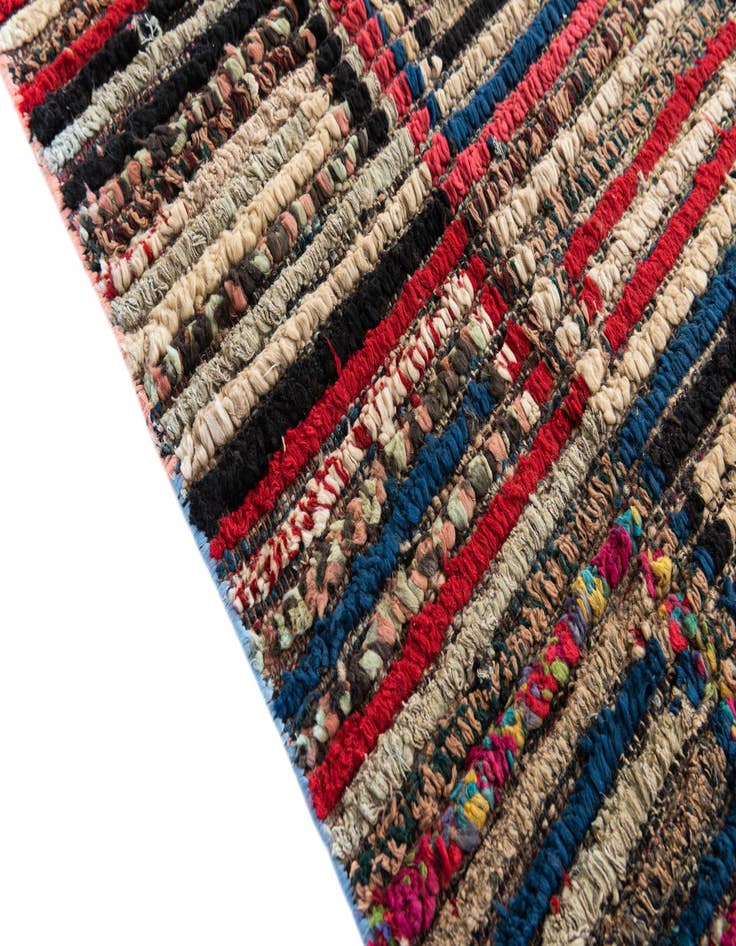 Detail image of  6' 3 x 9' 6  Hand Knotted Moroccan Wool Rug