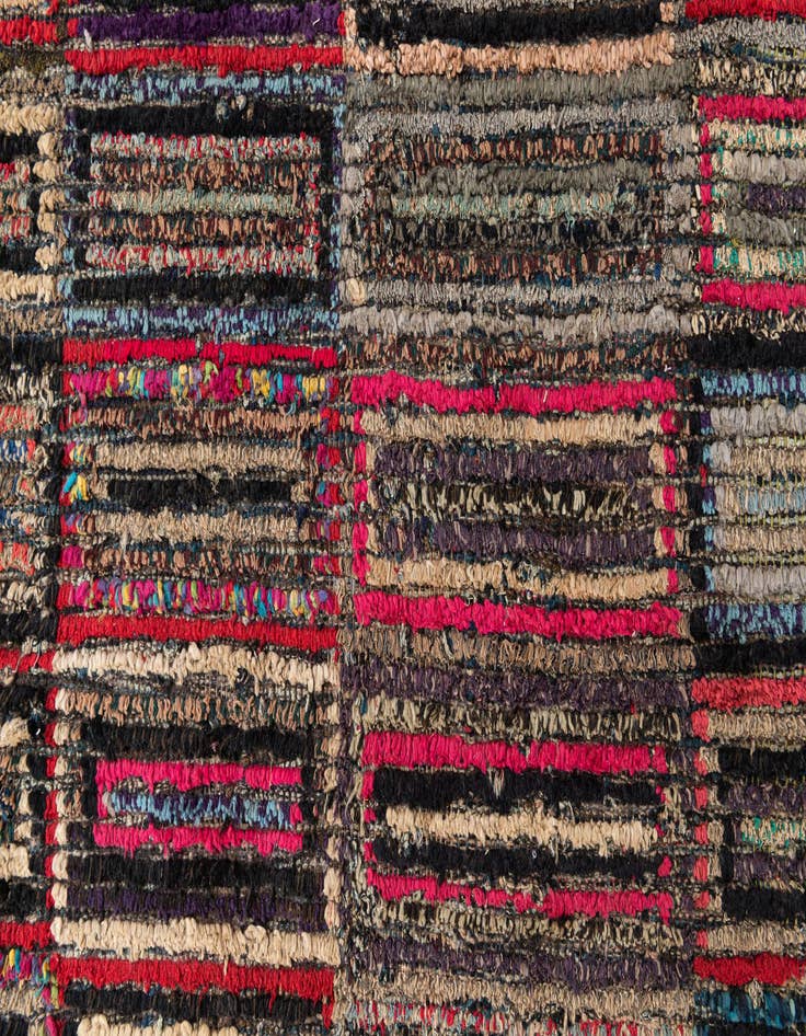 Detail image of  6' 3 x 9' 6  Hand Knotted Moroccan Wool Rug