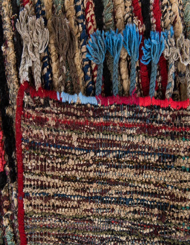 Detail image of  6' 3 x 9' 6  Hand Knotted Moroccan Wool Rug