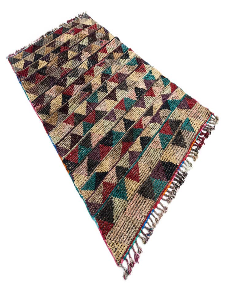 Detail image of  5' x 8' 5  Hand Knotted Moroccan Wool Rug