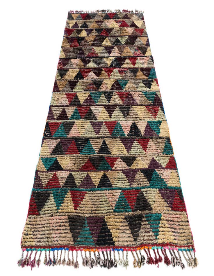 Detail image of  5' x 8' 5  Hand Knotted Moroccan Wool Rug