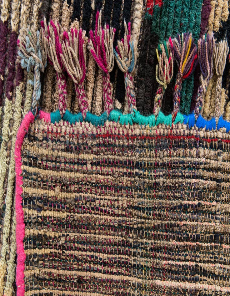 Detail image of  5' x 8' 5  Hand Knotted Moroccan Wool Rug