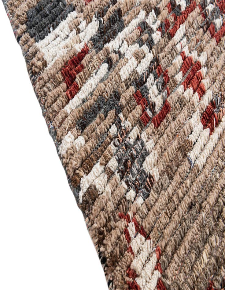 Detail image of  5' 2 x 7' 5  Hand Knotted Moroccan Wool Rug