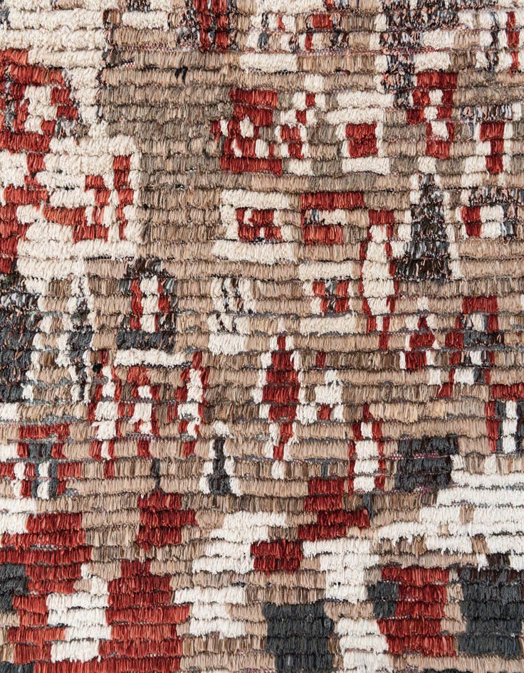 Detail image of  5' 2 x 7' 5  Hand Knotted Moroccan Wool Rug