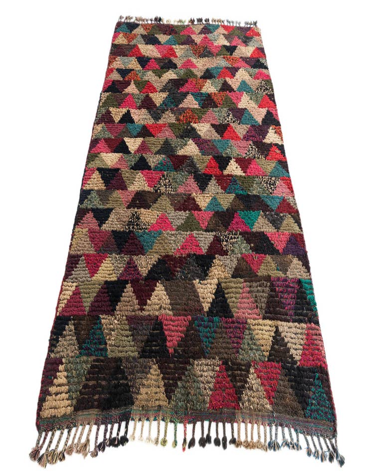 Detail image of  5' 5 x 7' 10  Hand Knotted Moroccan Wool Rug