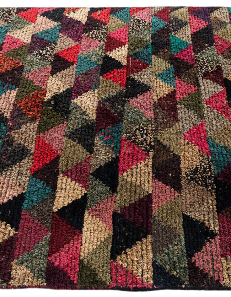 Detail image of  5' 5 x 7' 10  Hand Knotted Moroccan Wool Rug