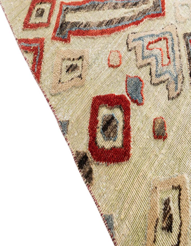 Detail image of  9' x 12' 2  Hand Knotted Moroccan Wool Rug