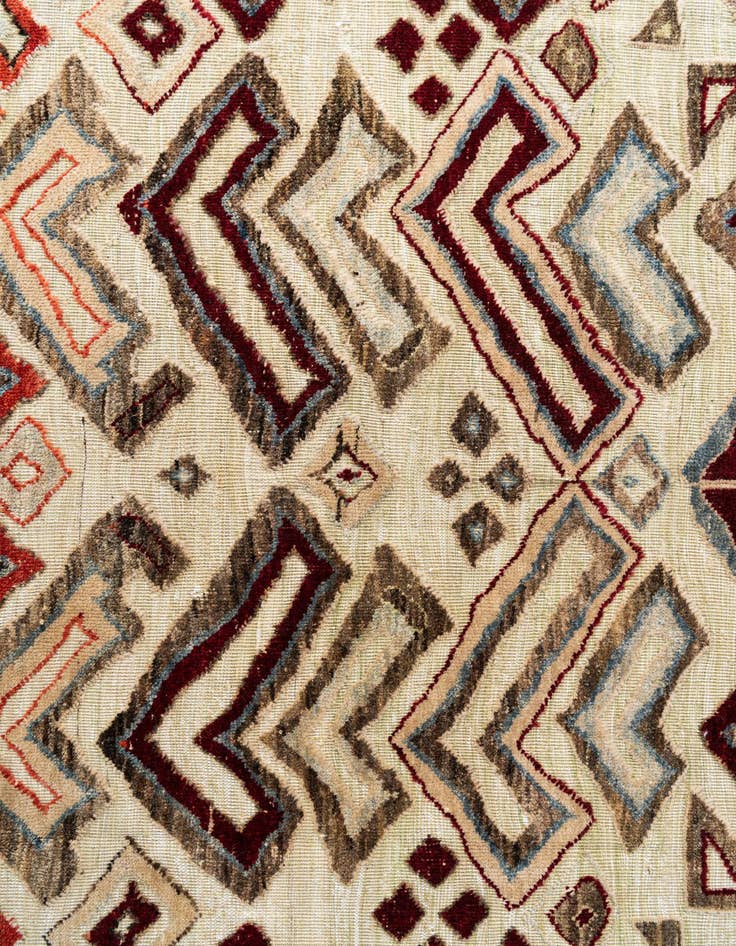 Detail image of  9' x 12' 2  Hand Knotted Moroccan Wool Rug