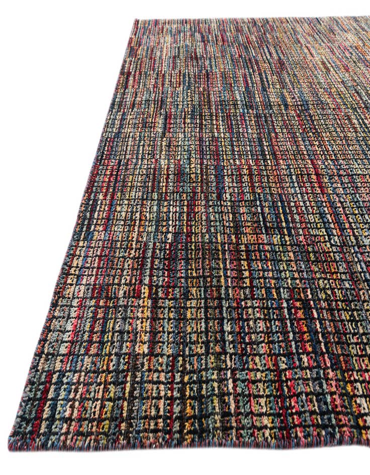 Detail image of  5' 5 x 8' 1  Hand Knotted Moroccan Wool Rug