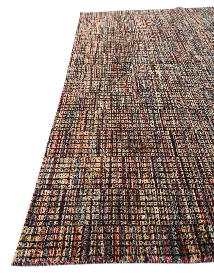 Detail image of  5' 4 x 7' 10  Hand Knotted Moroccan Wool Rug