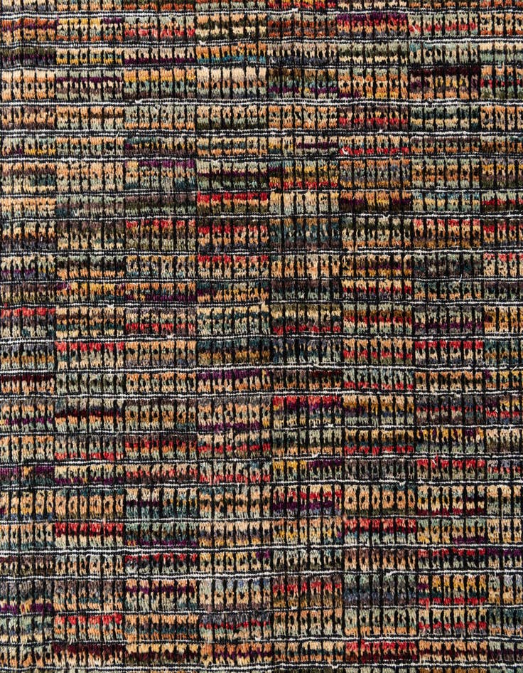 Detail image of  5' 4 x 7' 10  Hand Knotted Moroccan Wool Rug