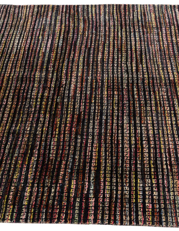 Detail image of  5' 2 x 7' 3  Hand Knotted Moroccan Wool Rug