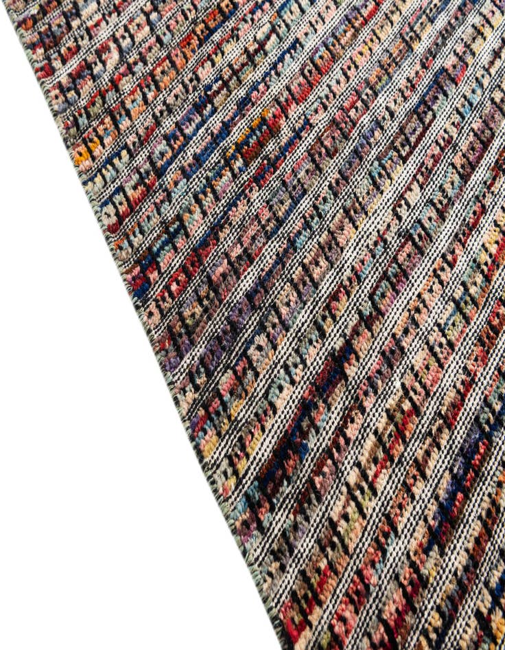 Detail image of  6' 3 x 9' 6  Hand Knotted Moroccan Wool Rug