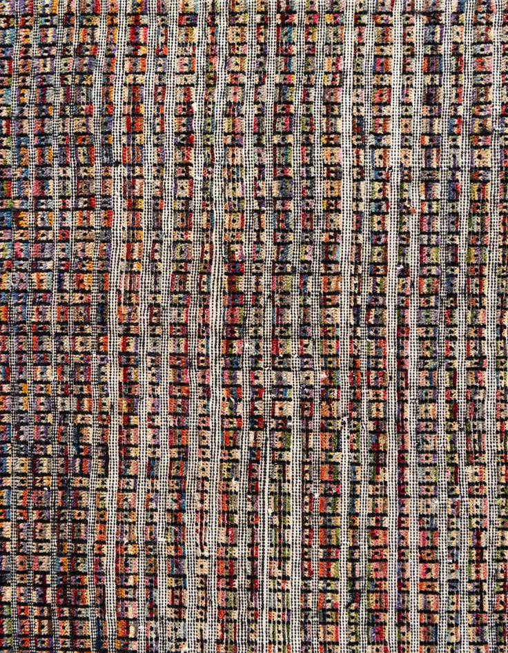 Detail image of  6' 3 x 9' 6  Hand Knotted Moroccan Wool Rug