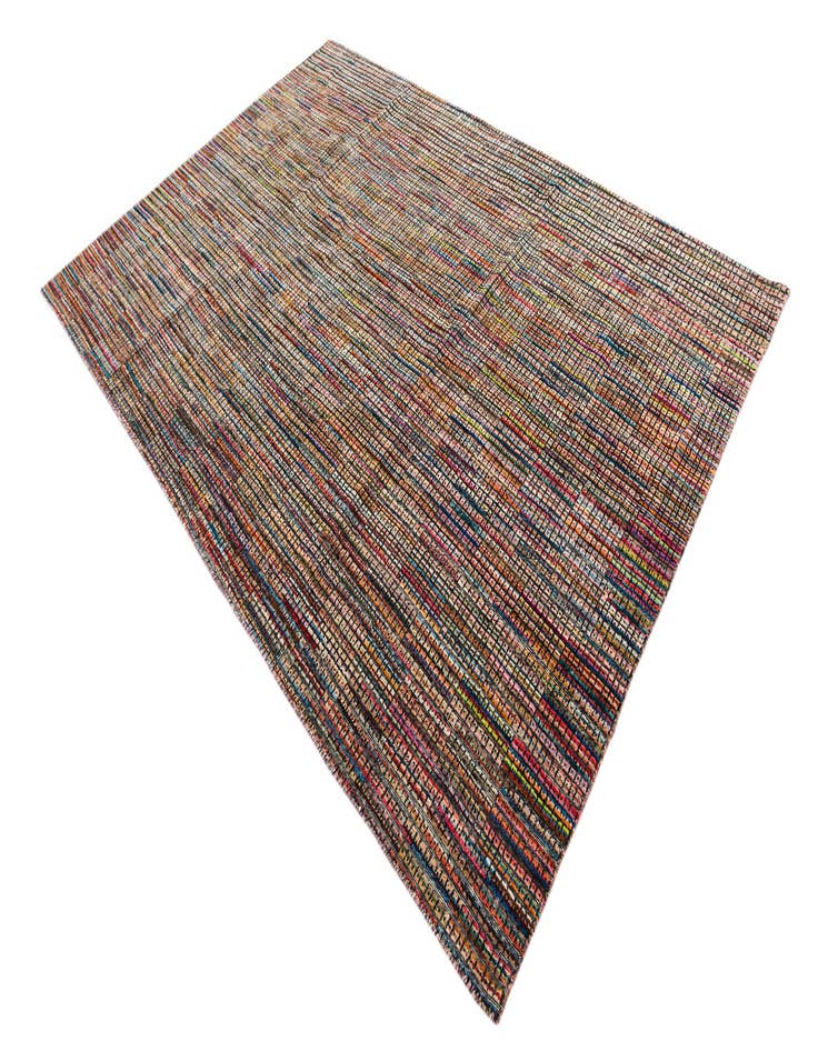 Detail image of  6' 10 x 9' 10  Hand Knotted Moroccan Wool Rug