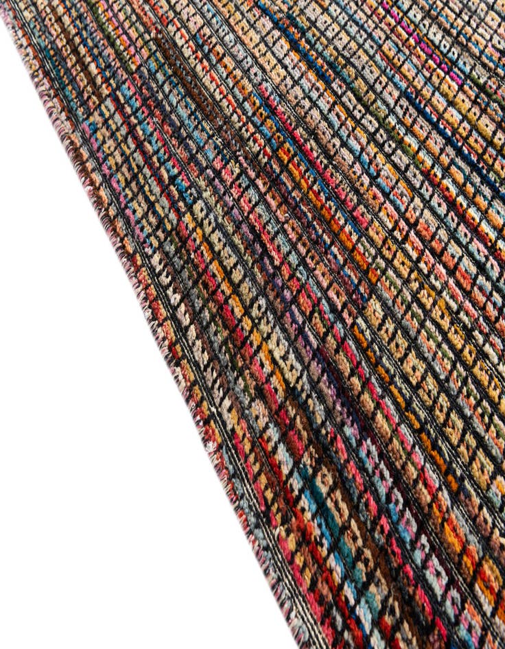 Detail image of  6' 10 x 9' 10  Hand Knotted Moroccan Wool Rug