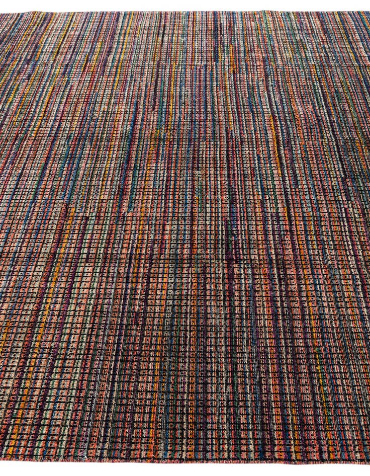 Detail image of  7' 10 x 9' 10  Hand Knotted Moroccan Wool Rug