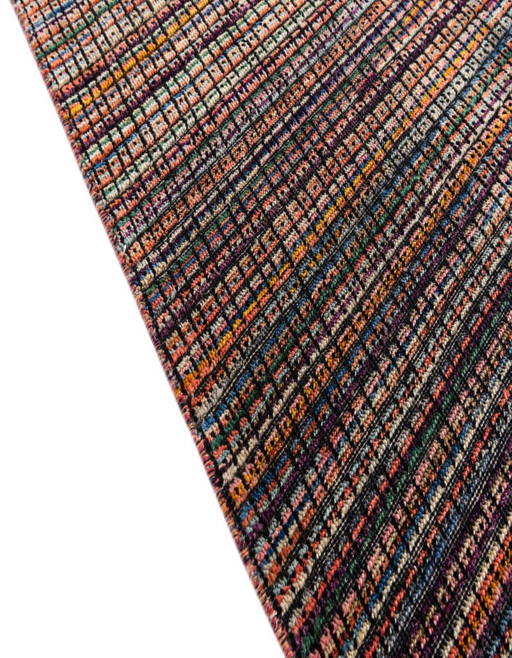 Detail image of  7' 10 x 9' 10  Hand Knotted Moroccan Wool Rug